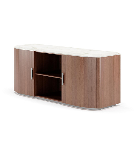 Alan Wood and Marble Sideboard