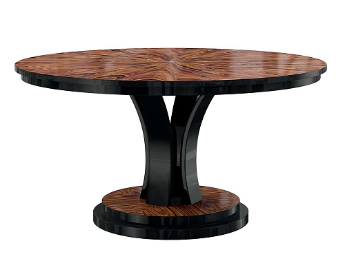 Oscar Brown Round Italian Dining Table