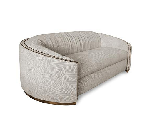 Premium Comfort Beige Curved Luxe Sofa