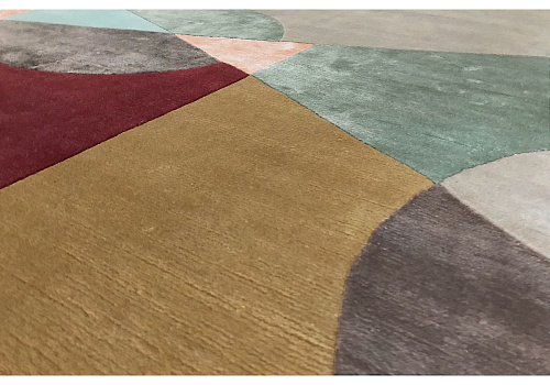 Spectacular Wool & Viscose Handwoven Luxury Rug