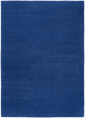 Wave Blue Luxury Hand-woven Rug