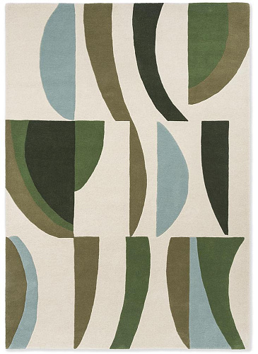 Wave Emerald/Azure Rug