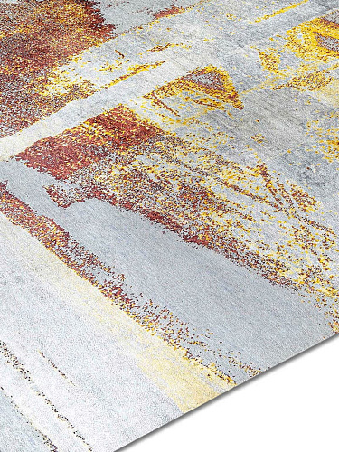 Pastel Rain Hand-Woven Exquisite Rug