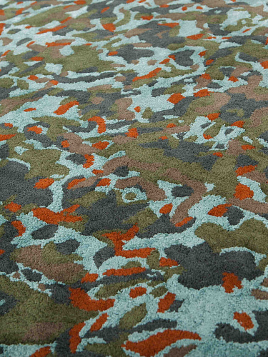 Camouflage Micro Wool / Viscose Rug