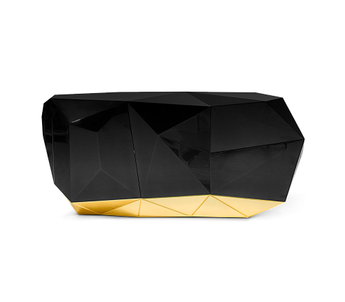 Prism 3 Black Designer Sideboard