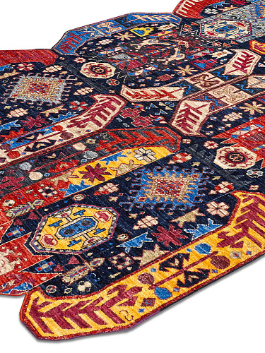 Multishape Luxury 100% Wool Rug