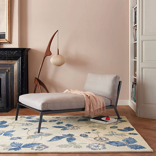 Wild Strawberry Cream Hand-Woven Rug