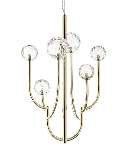 Cactus Gold Crystal Chandelier