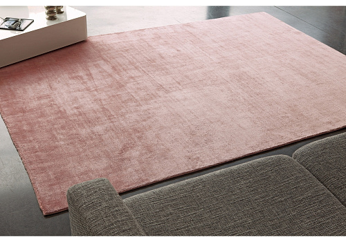 Plain Viscose Hand-woven Luxury Rug