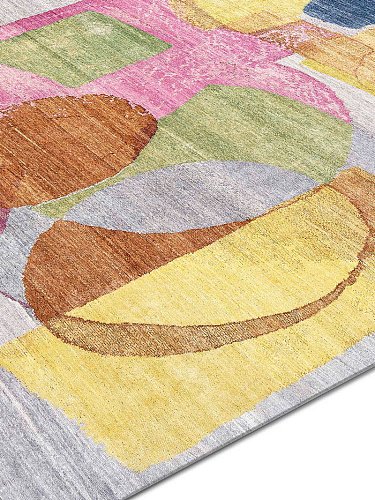 Original Hand-Knotted Silk / Wool Rug