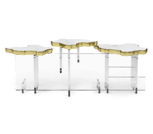 Carrara Grande XL Designer Side Table
