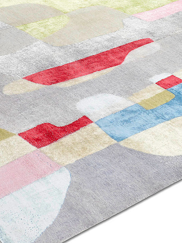Original Hand-Knotted Wool / Silk Rug
