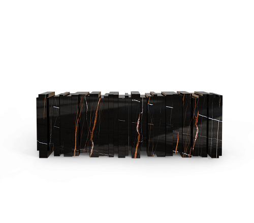 Vortex Black Modern Sideboard