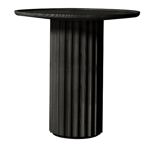 Capitello Black Modern Side Table