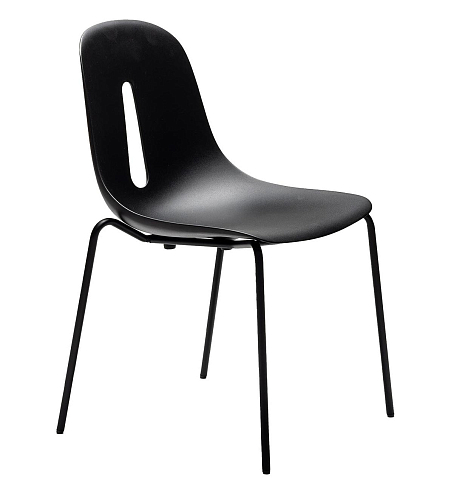 Gotham Black Chairs (Set of 2)