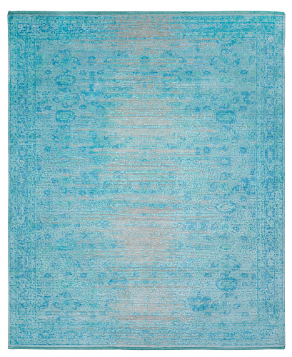 Bidjar Hand-woven Aqua Luxurious Rug