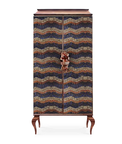 Mirage Purple Feather Cabinet