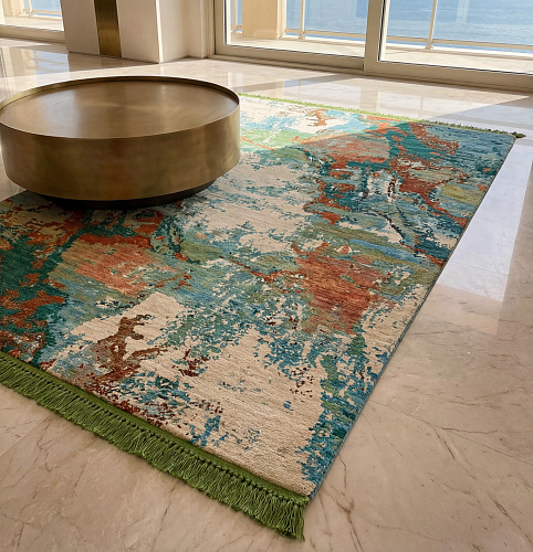 Botanical Tapestry Art Rug