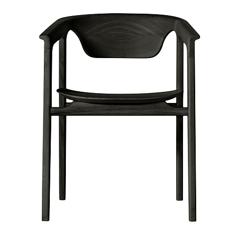 Duna Black Modern Italian Chair