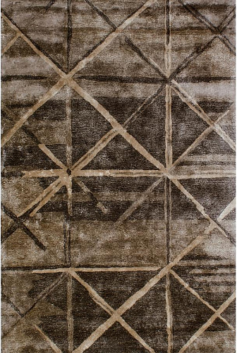 Viscose Indian Hand-woven Luxury Rug