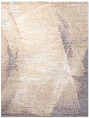 Yellow Mauve Handwoven Luxury Rug