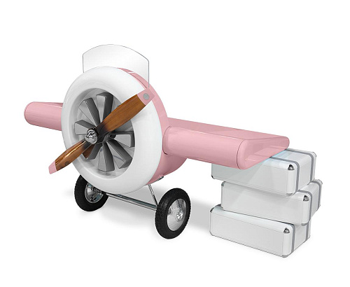 Skyline Pink Kids Study Desk
