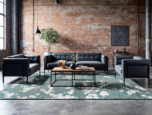 Tranquil Blue Area Rug