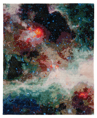 Hand-woven Space Luxury Rug