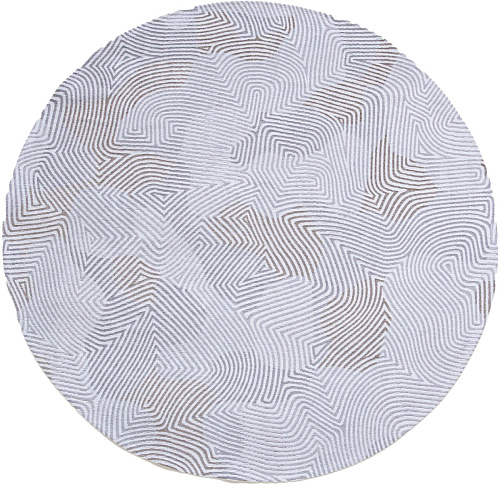 Oyster White Circle Rug