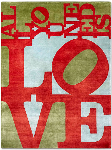 All You Need Is Love Luxury Hand-Woven Rug
