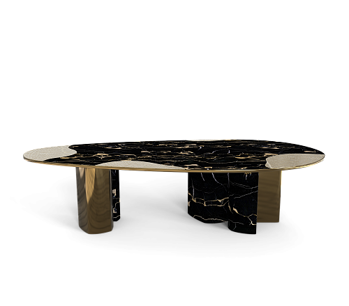 Marble & Patina Luxe Dining Table