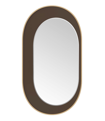 Eclipse Oval Dark Italian Mirror
