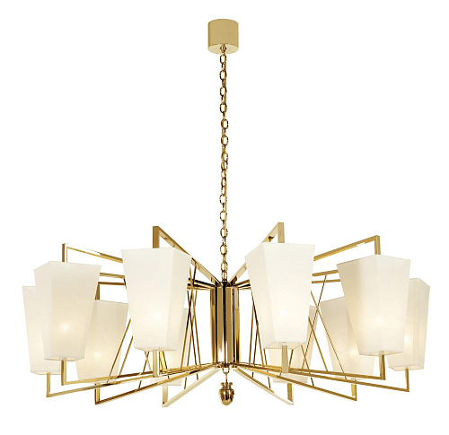 Orione Gold Italian Chandelier