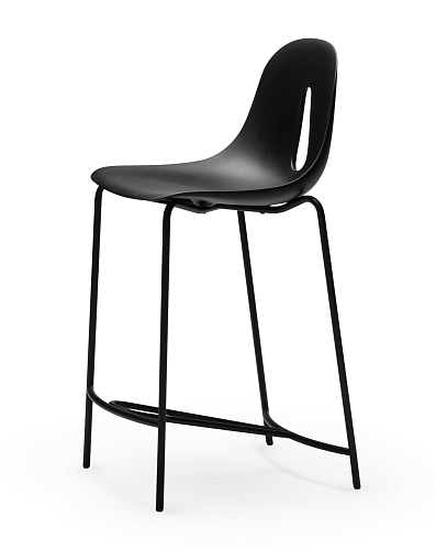 Gotham Black Bar Stool