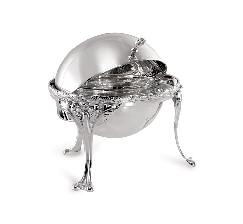 Silver-Plated Caviar Dish With Lid