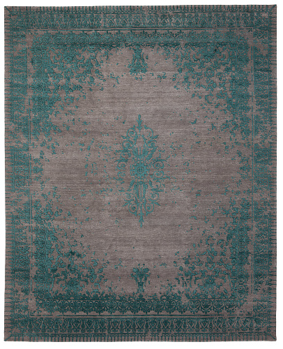 Hand-woven Luxury Rug Ferrara Blue