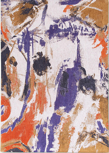 Purple Game Contemporary Rug