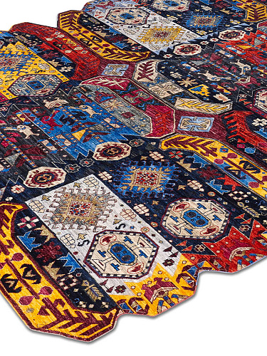 Multishape Luxury 100% Wool Rug
