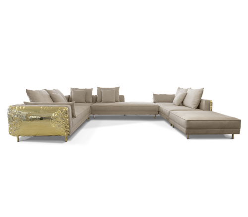 Imperia Cream Modular Luxe Sofa