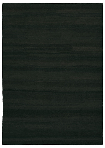 Hand-woven Black Stripes Luxury Rug