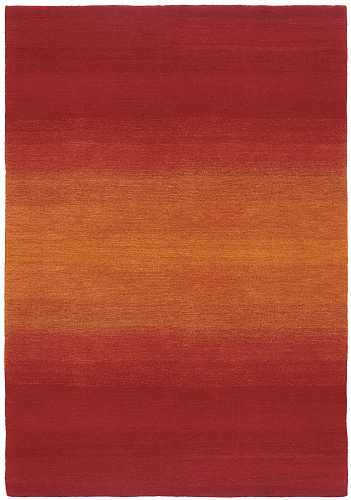 Gradient Hand-woven Red Luxury Rug