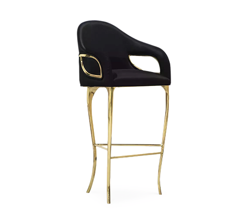 Chandra Highback Luxe Bar Stool