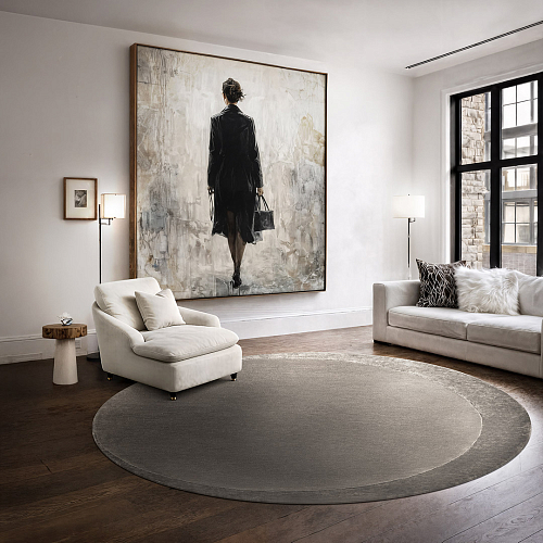 Moon Tortora Round Rug