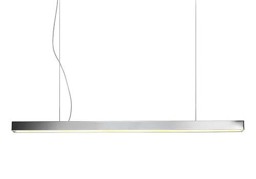 Polished Nickel Linear Chandelier