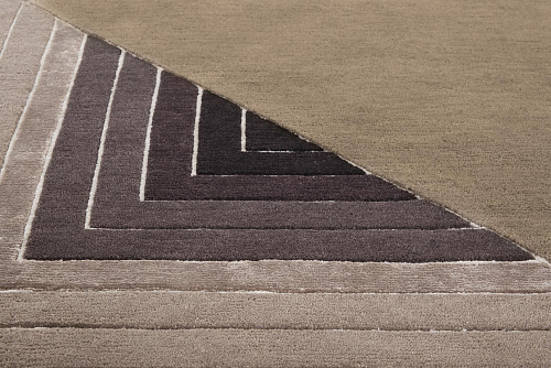 Geometric Wool / Viscose Luxury Rug