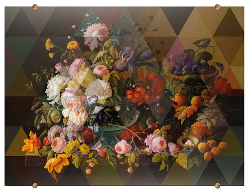 Fancy Bouquet Artisan Wall Panel