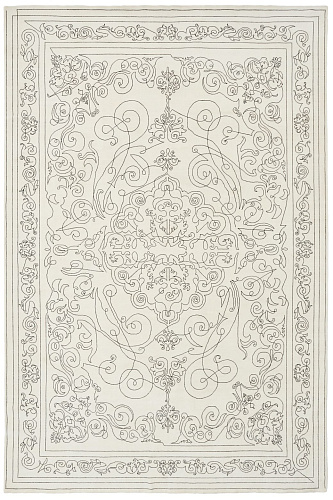 One-Stroke Wool Rug