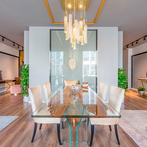 New Pipe Italian Ceiling Chandelier