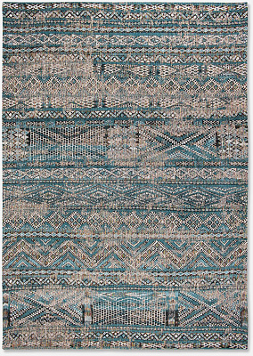 BEFODRAN rug, high pile, light blue/handmade, 160x230 cm (5'3x7'7