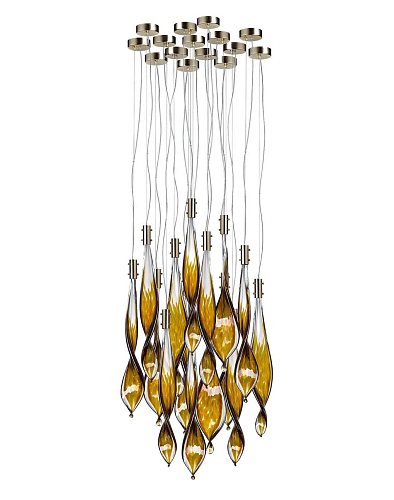Murano Leaves 14-Light Pendant